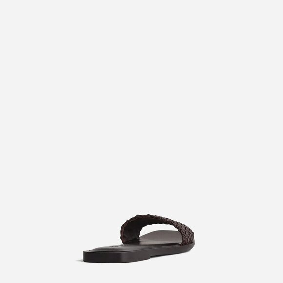 [NWT] Madewell The Woven Leather Slide in Brown - Picture 3 of 4